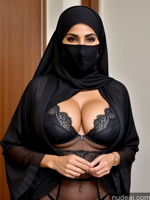 related ai porn images free for Milf Perfect Boobs Perfect Body Beautiful Arabic Bra Suit Niqab Professor Stylish Cleavage Detailed