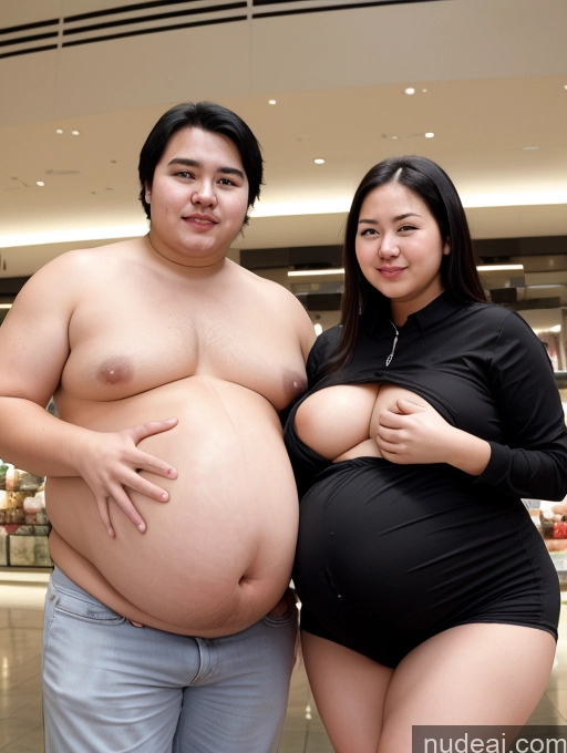 related ai porn images free for Huge Boobs Big Ass Thick Chubby Fat Big Hips Long Legs Tall Pregnant 18 Mall White Belly Inflation, Cuminflation, Overeating Close-up View Woman + Man Two Black Hair