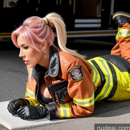 related ai porn images free for One Busty 30s Sexy Face Pink Hair Pigtails Portuguese Side View Plank Firefighter Leather Transparent Huge Boobs Perfect Boobs Bimbo