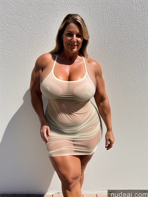 related ai porn images free for Milf Chubby Thick Big Ass Muscular Transparent Sundress