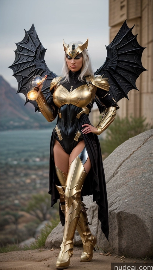 related ai porn images free for Bodybuilder Several Busty Muscular Abs Egyptian Fantasy Armor Black Cat Powering Up Dynamic View Gold Jewelry Surrealist Has Wings Superhero Mech Suit Sci-fi Armor