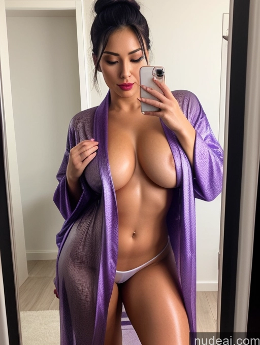 related ai porn images free for Woman One Perfect Boobs Beautiful Tattoos Big Ass Thick Abs Perfect Body Tall Oiled Body 30s Pouting Lips Sexy Face Purple Hair Hair Bun Japanese Dark Fantasy Changing Room Front View Yoga Bathrobe Transparent Bright Lighting