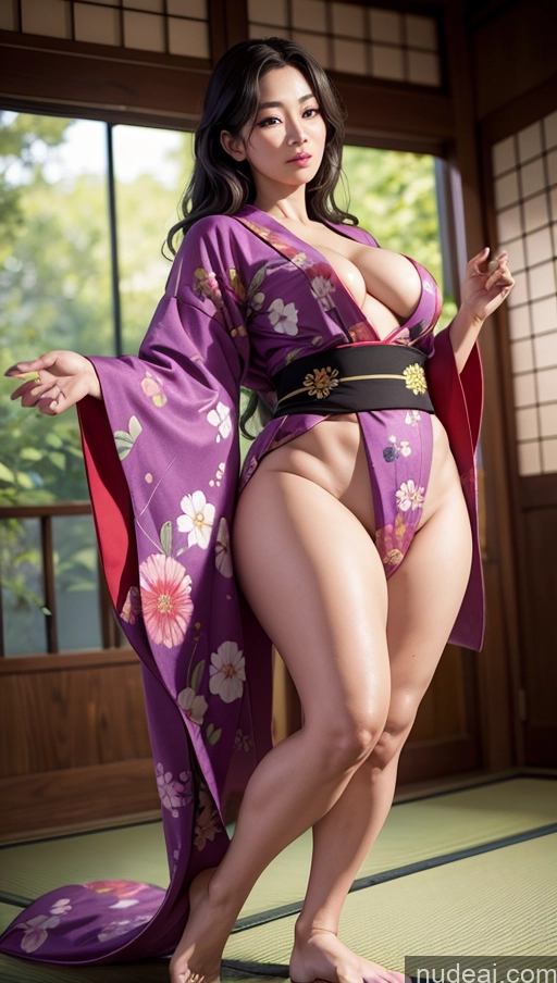 related ai porn images free for One Busty Big Ass Chubby Fat Big Hips Long Legs Tall Black Hair Japanese Front View T-pose Kimono Detailed Skin Detail (beta) Alternative Milf 30s