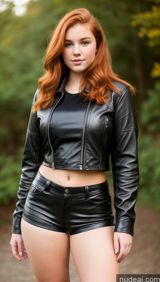 related ai porn images free for 18 Thick Ginger Leather Short Shorts