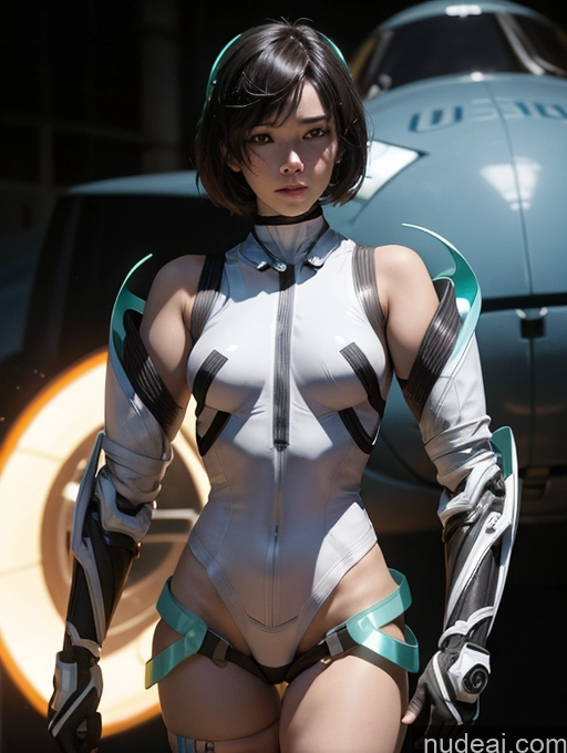 related ai porn images free for Dark Lighting Pilot Space Suit Dynamic View Sci-fi Armor Jumping 18 Skinny Small Tits Korean Cyborg Black Hair Bobcut Deva Battle Suit/Angela Balzac Cosplay