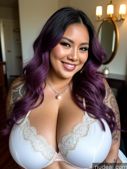 related ai porn images free for Lingerie Model Filipina Busty Huge Boobs Thick Chubby Fat 30s Happy Purple Hair Long Hair Close-up View Blouse Sunglasses Tattoos Jewelry Pearl Jewelry Cleavage