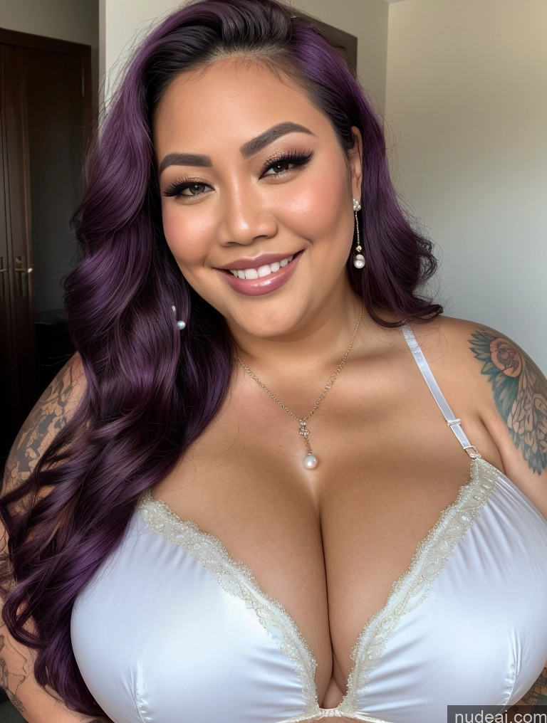 related ai porn images free for Lingerie Model Filipina Busty Huge Boobs Thick Chubby Fat 30s Happy Purple Hair Long Hair Close-up View Blouse Sunglasses Tattoos Jewelry Pearl Jewelry Cleavage