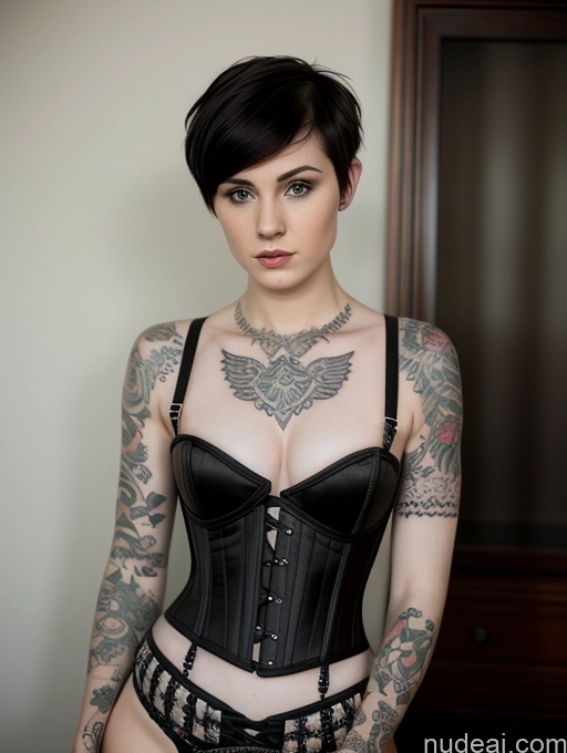 related ai porn images free for Fairer Skin Woman 18 Black Hair Pixie Corset Tattoos Small Tits