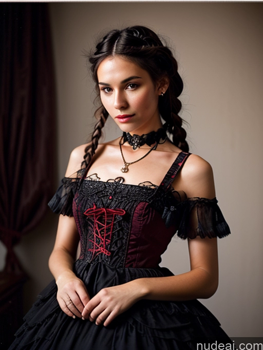 related ai porn images free for Small Tits Skinny Perfect Body Beautiful 18 Serious Black Hair Braided Hungarian Vintage Victorian Modern Victorian Fashion Dress Ghotic Style V1