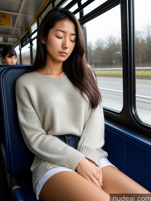 related ai porn images free for Woman One Beautiful 18 Small Tits Asian Long Legs Black Hair Bus Front View Sleeping Sweater