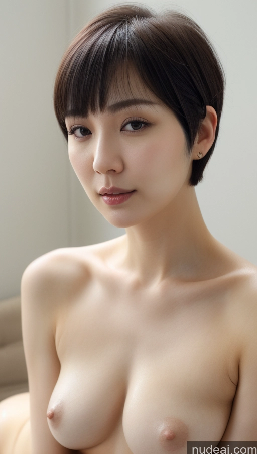 related ai porn images free for Woman One Small Tits Beautiful Fairer Skin 30s Black Hair Short Hair Korean Close-up View Detailed