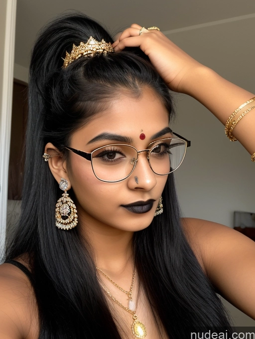 related ai porn images free for Sorority Beautiful 18 Ponytail Diamond Jewelry Gold Jewelry Jewelry Thin Round Glasses Indian Goth