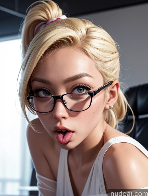 related ai porn images free for Blonde Simple Ponytail Glasses Chubby Blowjob Side View Secretary Two Office Dress Stylish Ahegao Transparent