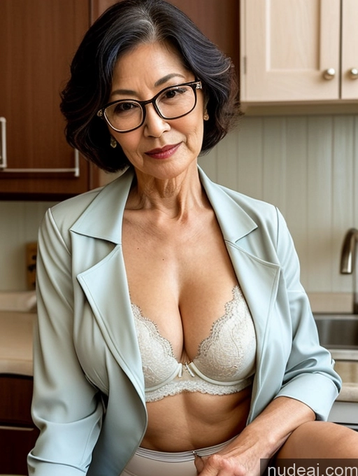 related ai porn images free for Milf Perfect Boobs Beautiful Glasses Perfect Body 80s Pixie Japanese Kitchen Blouse Bra Jacket Suit Cleavage Partially Nude Detailed