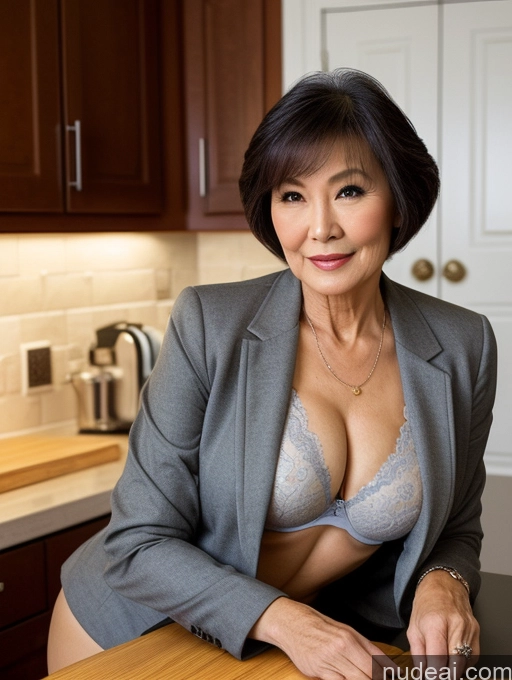 related ai porn images free for Milf Perfect Boobs Beautiful Perfect Body 70s Pixie Chinese Kitchen Bra Casual Jacket Professor Stylish Suit Cleavage Detailed Sexy Face