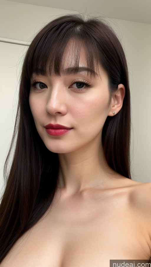 related ai porn images free for Woman One Small Tits Lipstick Fairer Skin Black Hair Korean Skin Detail (beta) Detailed Beautiful 30s Bangs Close-up View