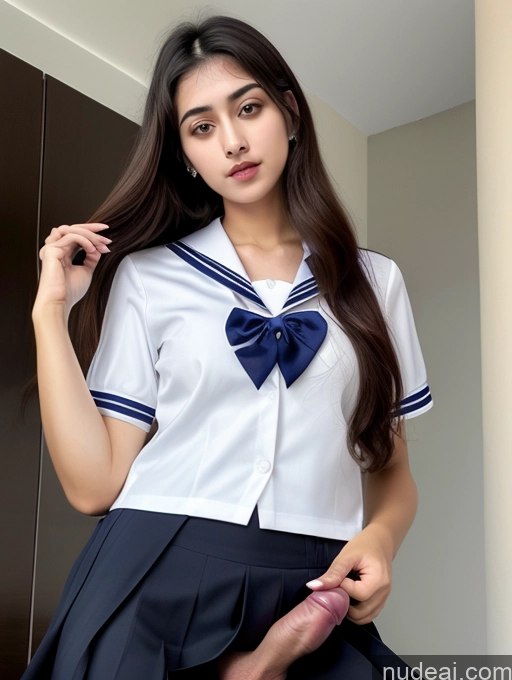 related ai porn images free for Woman Indian Trans Girl With Erect Penis JK Uniform