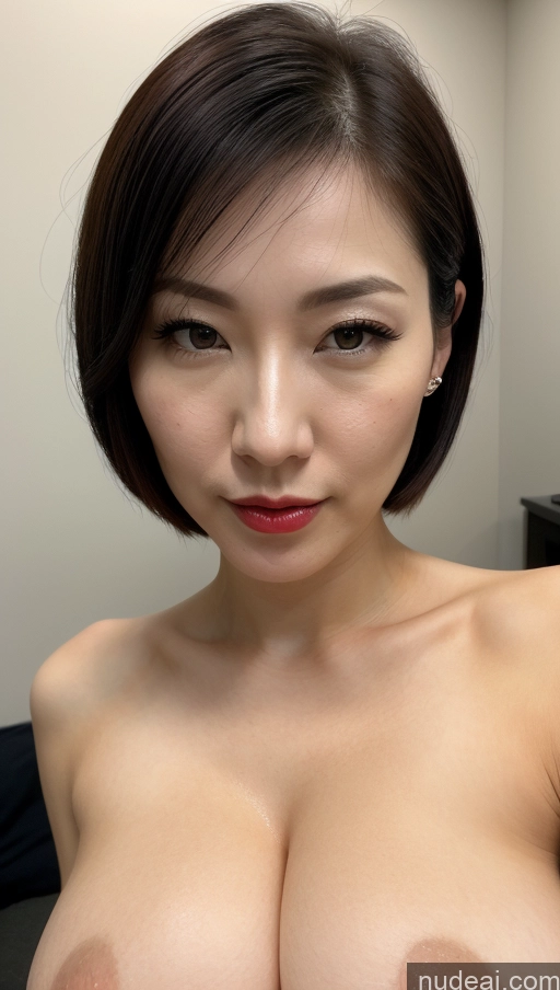 related ai porn images free for Woman One Beautiful Lipstick Fairer Skin 30s Black Hair Skin Detail (beta) Detailed Japanese Huge Boobs Close-up View Bobcut