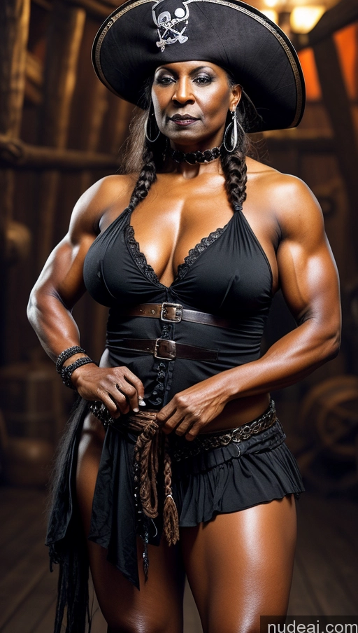 related ai porn images free for Muscular Thick Abs Dark Skin Perfect Boobs 80s Braided Pirate Goth