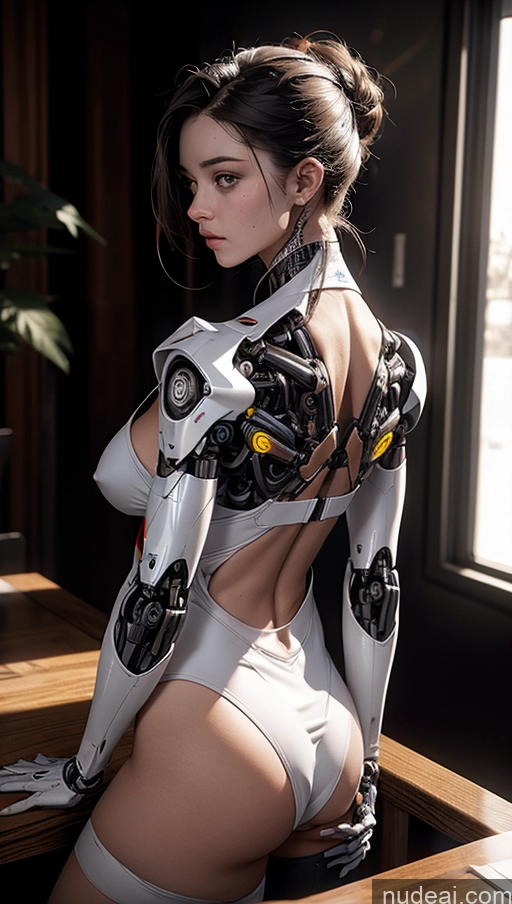 related ai porn images free for Dark Lighting Jewelry Partially Nude Futuristicbot V2 Waitress Maid 18 Serious Sexy Face Cyberpunk Cyborg Restaurant Working Out