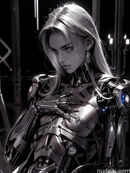 ai nude image of blond woman in a futuristic suit sitting on a chair pics of Dark Lighting Jewelry Futuristicbot V2 18 Serious Sexy Face Cyberpunk Cyborg Stylish Onsen Abs Dynamic View Ginger Reverse Cowgirl Small Tits Beautiful Skinny