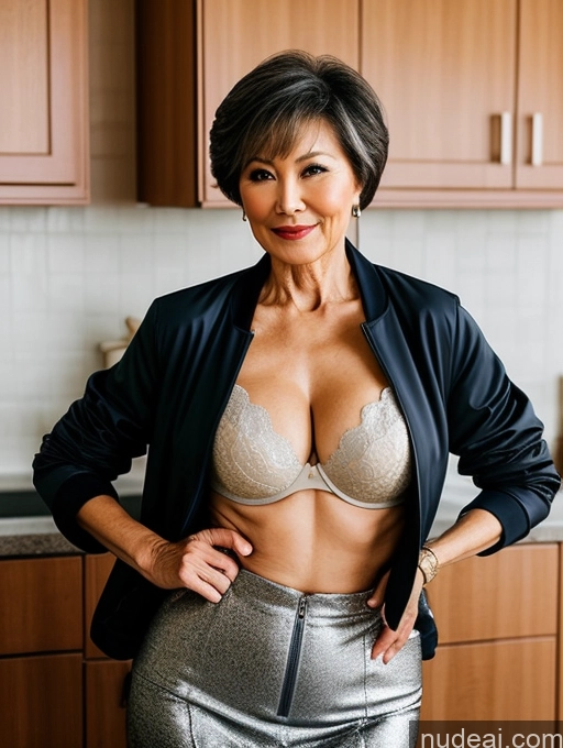 related ai porn images free for Milf Perfect Boobs Beautiful Perfect Body Pixie Chinese Kitchen Bra Casual Jacket Professor Stylish Suit Cleavage Detailed Sexy Face 70s