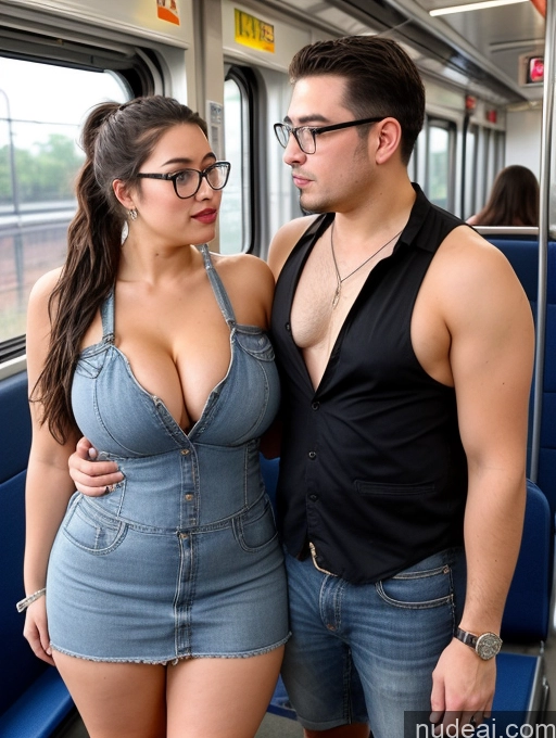 related ai porn images free for Woman + Man Two Busty Perfect Boobs Glasses Big Ass Chubby Thick Big Hips Short 30s Ahegao Brunette Ponytail White Crisp Anime Train Front View Cumshot Western Boots Cleavage