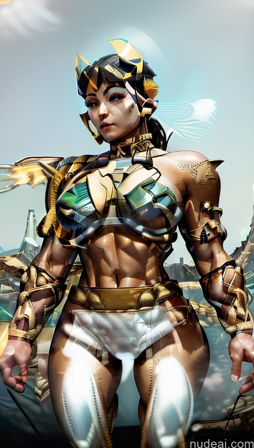 ai nude image of there is a woman in a costume that is standing in the grass pics of Bodybuilder Several Muscular Abs Surrealist Dynamic View Superhero Powering Up Futuristic Heat Vision Busty Menstoga, White Robes, In White And Gold Costumem, Gold Headpiece, Gold Belt, Gold Chain EdgHalo_armor, Power Armor, Wearing EdgHalo_armor, Slavekini, Aka Slave Leia Outfit SuperMecha: A-Mecha Musume A素体机娘