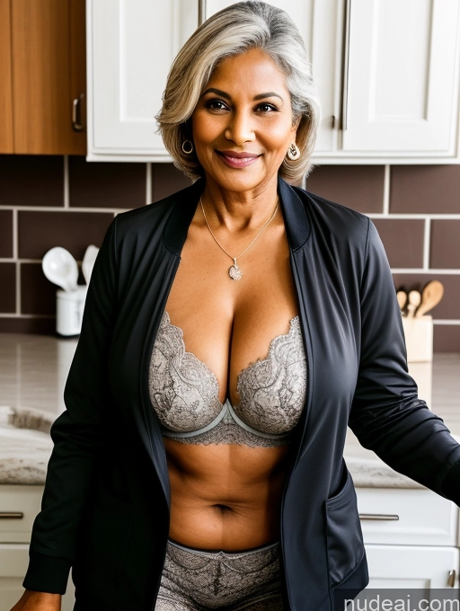 related ai porn images free for Milf Perfect Boobs Beautiful Perfect Body Dark Skin 70s Indian Kitchen Bra Casual Jacket Professor Stylish Suit Cleavage Detailed Sexy Face