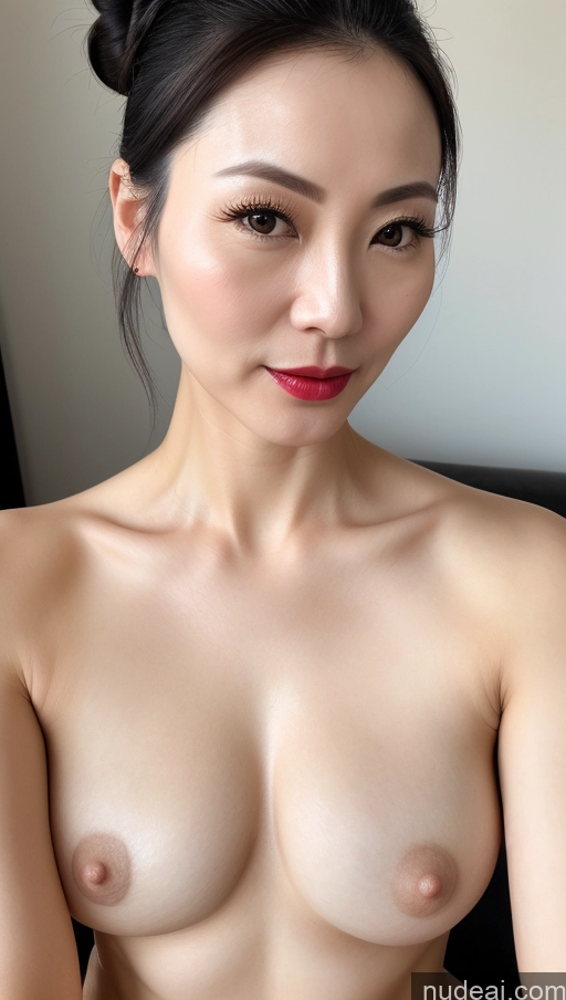 related ai porn images free for Woman One Small Tits Beautiful Lipstick Fairer Skin 40s Black Hair Close-up View Detailed Hair Bun Chinese