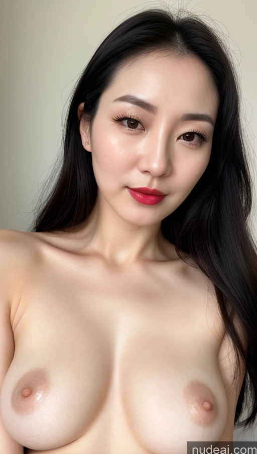 related ai porn images free for Woman One Small Tits Beautiful Lipstick Fairer Skin 30s Black Hair Slicked Korean Close-up View Detailed