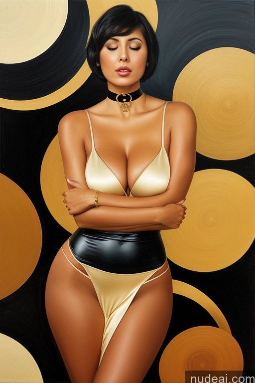 related ai porn images free for One Busty Big Ass Thick Tanned Skin 40s Sexy Face Black Hair Surrealist Front View Choker Sundress Gold Jewelry Woman High Heels Short Hair Persian Meadow Orgasm