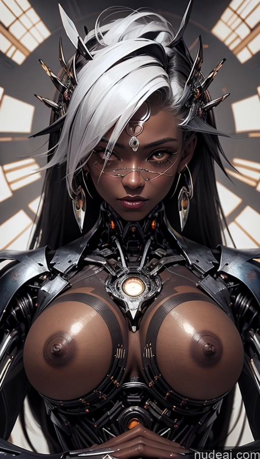 related ai porn images free for Busty Perfect Boobs Pubic Hair Tanned Skin Close-up View Futuristicbot V2 Dark Skin Polynesian Create An Open Vagina White Hair