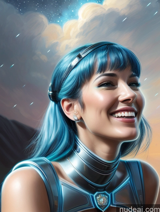 related ai porn images free for Cyborg Huge Boobs Skinny 18 Happy Laughing Blue Hair Bangs Side View Bending Over Diamond Jewelry Jewelry Detailed Neon Lights Clothes: Blue Stargazing Knight