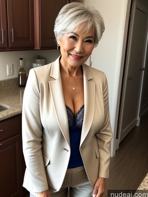 related ai porn images free for Milf Perfect Boobs Beautiful Perfect Body 70s Pixie Chinese Kitchen Bra Casual Jacket Professor Stylish Suit Cleavage Detailed Sexy Face