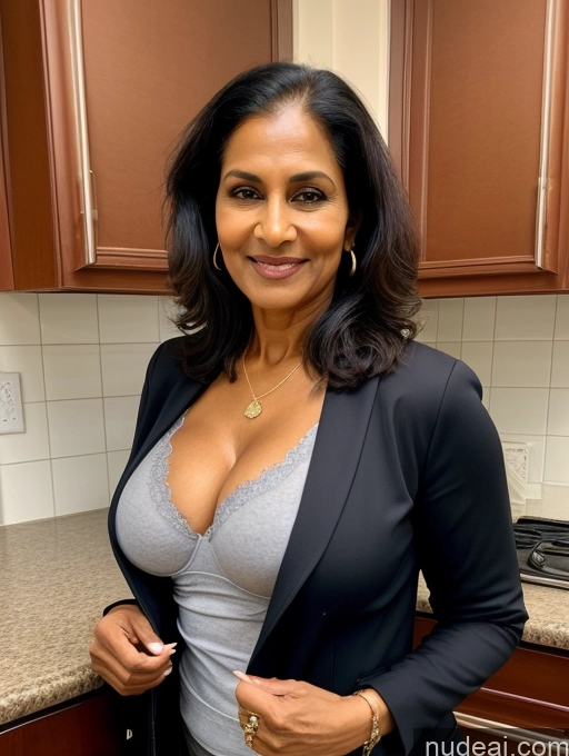 related ai porn images free for Milf Perfect Boobs Beautiful Perfect Body Dark Skin Indian Kitchen Bra Casual Jacket Professor Stylish Suit Cleavage Detailed Sexy Face 70s