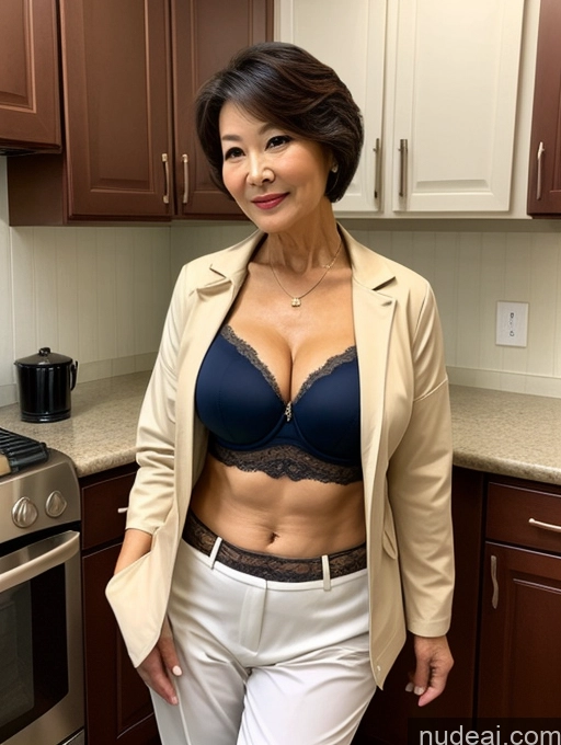 related ai porn images free for Milf Perfect Boobs Beautiful Perfect Body 70s Pixie Chinese Kitchen Bra Casual Jacket Professor Stylish Suit Cleavage Detailed Sexy Face