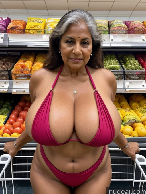 related ai porn images free for One Busty Huge Boobs Tanned Skin Front View Microkini Thong 70s Indian Grocery