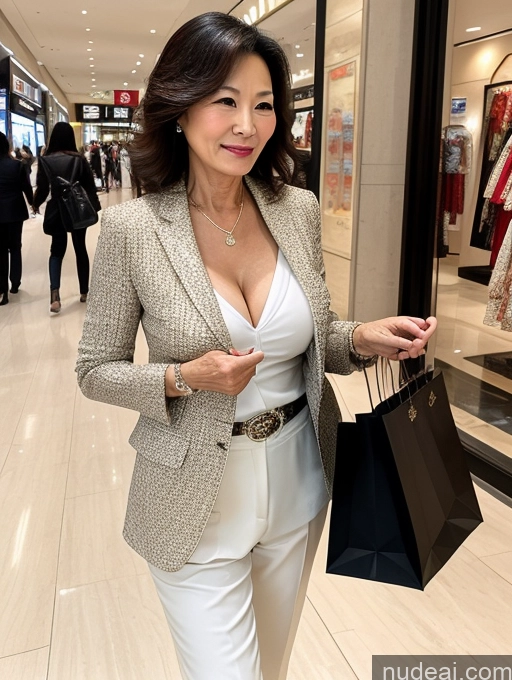 related ai porn images free for Milf Two 60s Chinese Mall Casual Stylish Suit Cleavage Detailed Beautiful