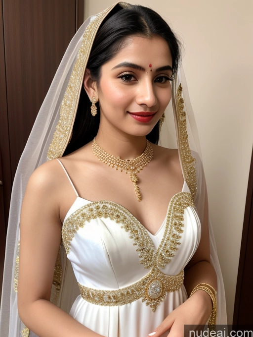 ai nude image of a close up of a woman in a white dress and a gold necklace pics of Sorority Thin Round Glasses Traditional Stylish Sari Angel One Beautiful Fairer Skin Perfect Body Lipstick 18 Black Hair Ponytail Indian Skin Detail (beta) Diamond Jewelry Gold Jewelry Jewelry Cleavage Detailed Simple Wedding