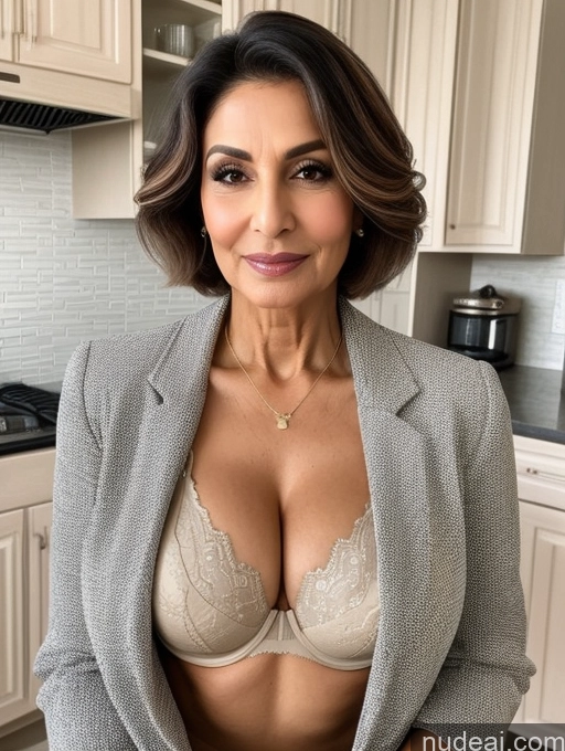 related ai porn images free for Milf Perfect Boobs Beautiful Perfect Body 70s Pixie Arabic Kitchen Bra Casual Jacket Professor Stylish Suit Cleavage Detailed Sexy Face