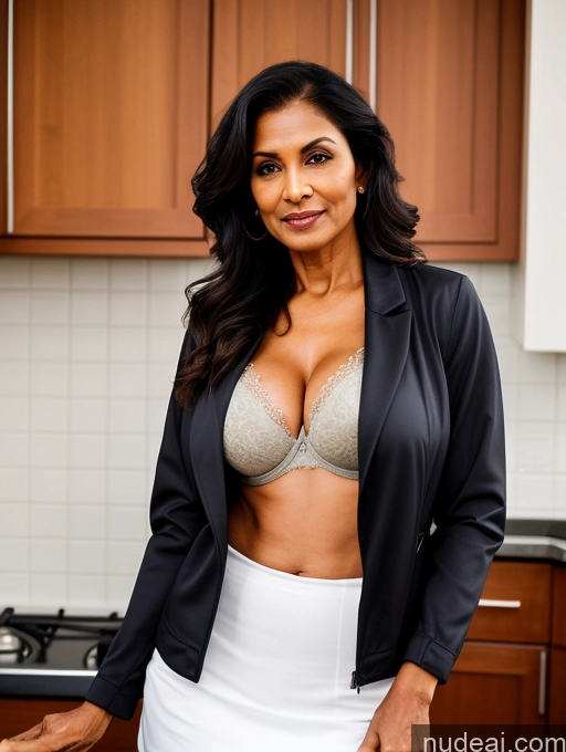 related ai porn images free for Milf Perfect Boobs Beautiful Perfect Body Dark Skin 70s Indian Kitchen Bra Casual Jacket Professor Stylish Suit Cleavage Detailed Sexy Face