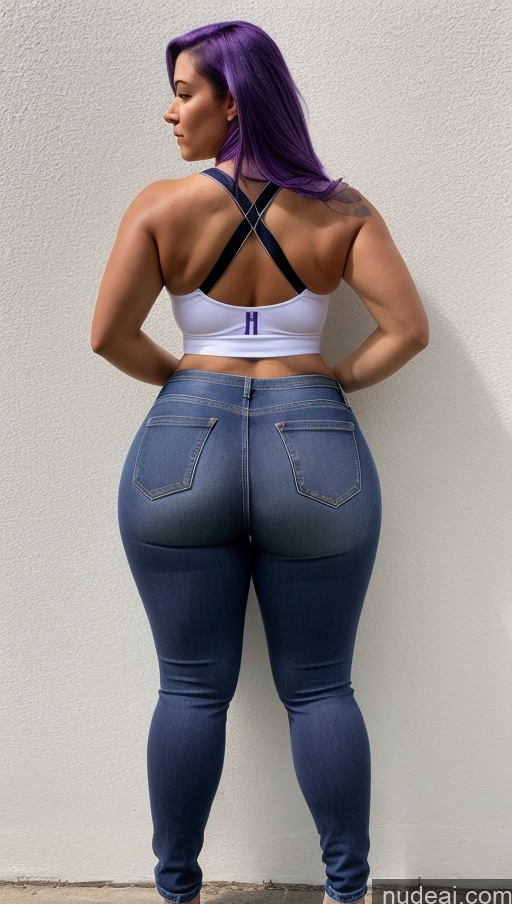 related ai porn images free for Athlete Big Ass Big Hips Jeans Purple Hair