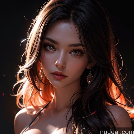 related ai porn images free for Beautiful 20s Bikini Dark Lighting Detailed Long Hair Close-up View Woman Bright Lighting