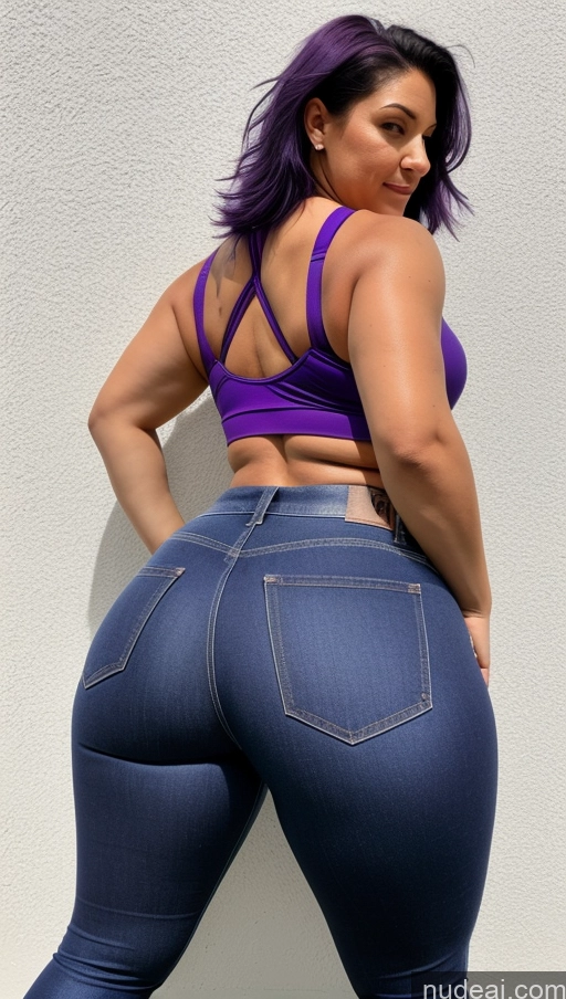 related ai porn images free for Athlete Big Ass Big Hips Jeans Purple Hair