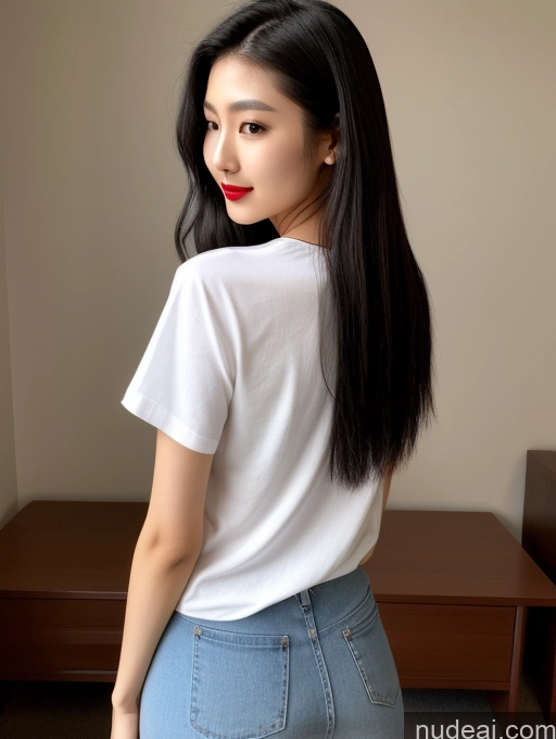 related ai porn images free for Model Small Tits Lipstick Skinny Beautiful Small Ass 18 Sexy Face Black Hair Long Hair Japanese Back View Shirt Cleavage