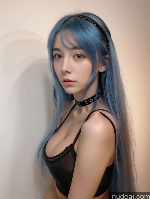 related ai porn images free for Woman One Perfect Boobs Beautiful Skinny Perfect Body 18 Blue Hair French Front View Choker Long Hair Detailed Girls Put Her Breast On The Table