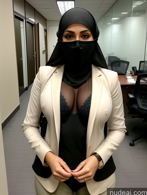 related ai porn images free for Two Milf Perfect Body Perfect Boobs Thick Beautiful Dark Skin Sexy Face Arabic Office Bra Jacket Niqab Stylish Suit Professor Cleavage Detailed Cum On Belly