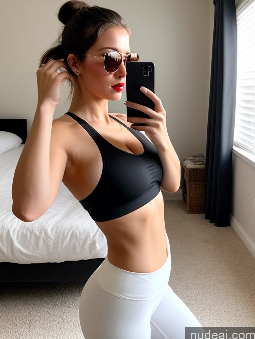 related ai porn images free for Busty Big Ass Short Fairer Skin 18 Seductive British Bedroom Big Hips Woman Yoga Pants Sports Bra Perfect Boobs Lipstick Black Hair Hair Bun Front View Thick Sunglasses