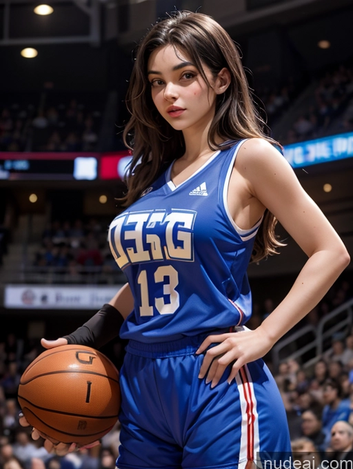 ai nude image of arafed female basketball player in blue uniform holding a basketball pics of Sorority Perfect Boobs Beautiful Perfect Body 18 Jewish Basketball Busty Huge Sagging Breasts